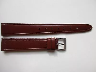 Cinnamon Brown 1940's Vintage 16 MM Leather Watch Band Strap • $16.99