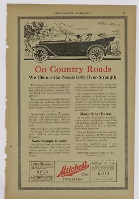 1917 Mitchell Motors Co. Ad: Mitchell Six Automobile - Racine Wisconsin • $17.76