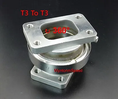 T3 To T3 Turbo Inlet V Band Stainless Steel Rotation Conversion Adapter Flange • $59.99