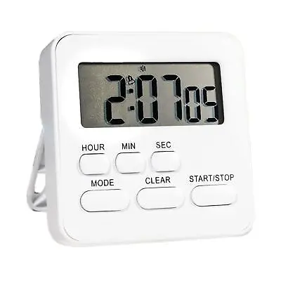 Digital Kitchen Cooking Dual Timer Magnetic Count Up Large LCD Display Alarm UK • £4.30