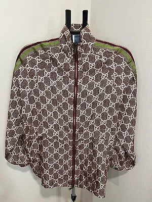 Gucci Silk Print Jacket Supreme GG Monogram Limited • $738