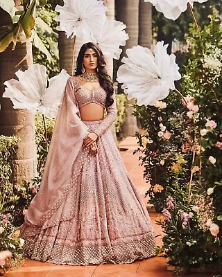 Designer Lehenga Choli Bridal Wedding Partywear Lehnga Dress Indian /pakistani • $103.99