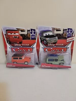 Disney Pixar Cars Palace Chaos Maurice Wheelks And The Chase Miles Axlerod Cars • $21