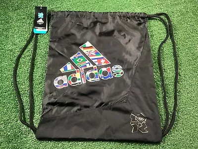 Adidas London Olympics 2012 Drawstring Sports Bag - Black - New Tagged • £24.99