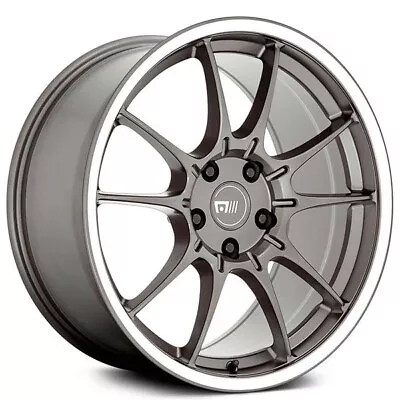 17  Motegi Racing Wheels MR152 SS5 Gunmetal With Machined Lip Rims • $892