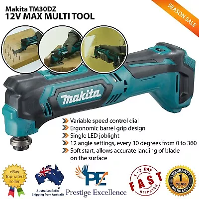 $181.03 • Buy Makita TM30DZ 12V Max CXT Compact Cordless Multi Tool Variable Speed - Skin Only