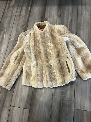 Jordache Vintage Faux Fur Coat Small  • $29