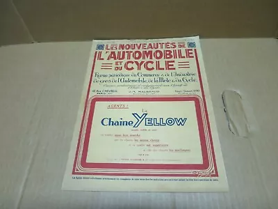 LES NOUTES DE L'AUTOMOBILE ET DU CYCLE Magazine 1926 Auto Motorcycle Cycle • $7.56