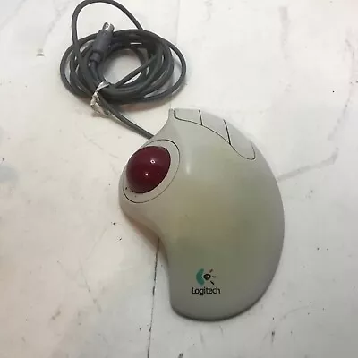 Logitech Trackman Marble Trackball Ps2 Corded Mouse T-ch11 • $9.99