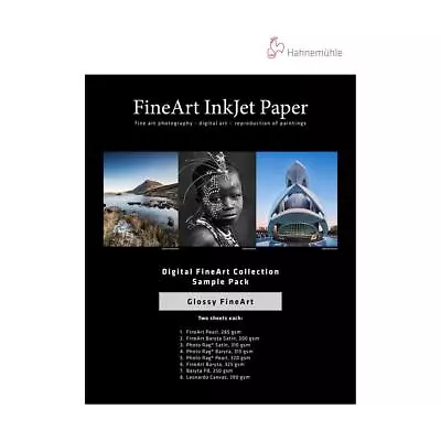 Hahnemuhle Glossy FineArt Inkjet Paper Sample Pack 13x19  DIN A3+ 14 Sheets • $31.15