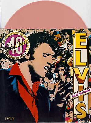 £24.97 • Buy Elvis Presley ‎- Elvis's 40 Greatest (Pink Vinyl 2LP - UK 1978)