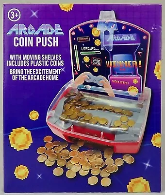 ARCADE COIN PUSH MACHINE. Children/Kids Arcade Toy Game Gift • £23.91
