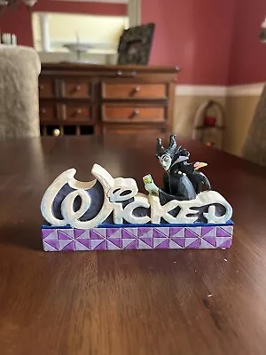 Jim Shore Disney Traditions “Wicked” Sleeping Beauty Maleficent Figurine • $20