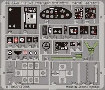 Eduard 32524 1/32 Aircraft- TBF1 Avenger Interior For Trumpeter (Painted) • $45