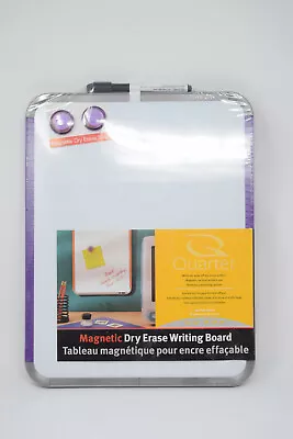 Magnetic Quartet Dry Erase White Writing Board 11 X14  W Marker & Magnets  • $12.95