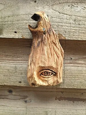 £14.99 • Buy Chainsaw Carving Of An Eye