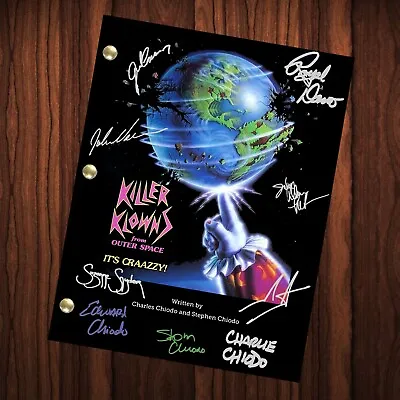 Killer Klowns From Outer Space Signed Autographed Script Full Screenplay Full • $24.99