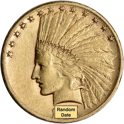 US Gold $10 Indian Head Eagle - XF Condition - Random Date  • $1271.51