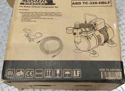 Pro Master Airbrush Compressor Set ABD TC-320-HBLF • $150