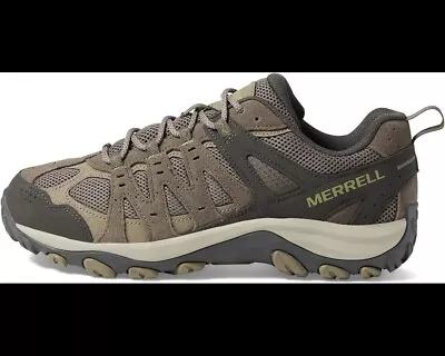 NEW Men's Size 12 Merrell Accentor 3 Leather Hiking Shoes Boots Boulder Brown • $66.99