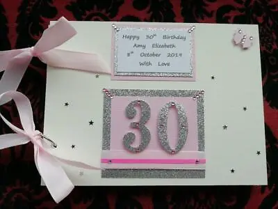 £8.29 • Buy 18th/21st/30th/40th/50th/16th/1st  Any Age Photo Album/memory Book Personalised