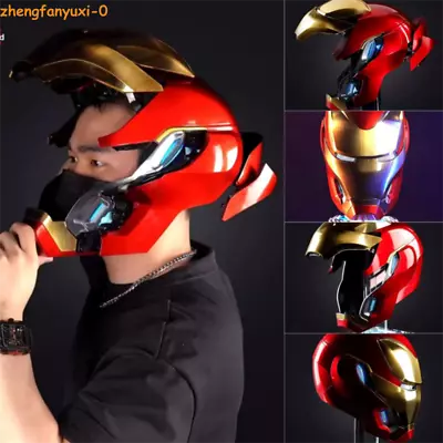 US NOW! Mechahead Iron Man Mk50 Friday Helmet 1:1 Cosplay Wearable Action Helmet • $334.40