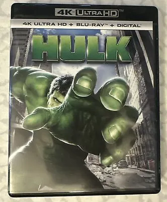 Hulk [Used Very Good 4K UHD Blu-ray] With Blu-Ray 4K Mastering Pre-owned • $15