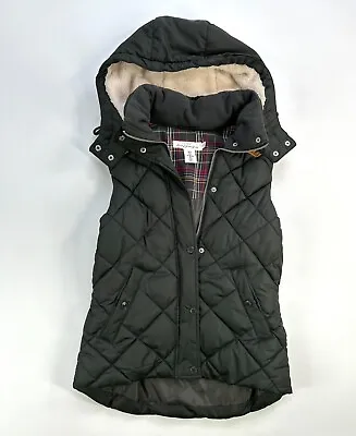 L.o.g.g. H&m Green Puffer Vest Womens Size 4 • $24.20