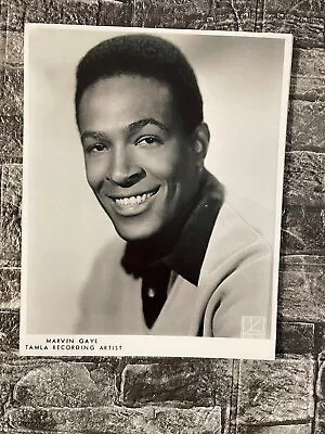 Marvin Gaye 10x8 Copy Of Original 1960’s PROMOTIONAL PHOTOGRAPH Motown Soul • $7.39