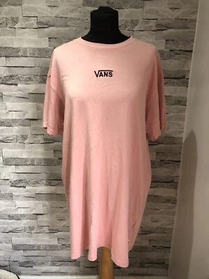 £0.99 • Buy Vans Ladies Dusty Pink Short Sleeve T-Shirt Dress Size Medium. BNWOT