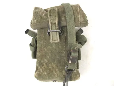 Early Vietnam Era US Army/USMC M1956 Canvas Ammo Mag Magazine Pouch • $19.99