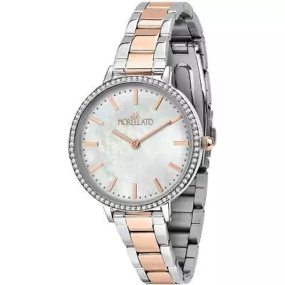 Watch Morellato 1930 R0153161510 Watch Steel Gold Pink Women's Zircons 1 1/4in • $94.02