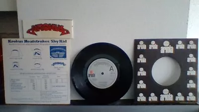 £1.99 • Buy Krokus 'heatstrokes' 7  Vinyl Single. With Iron-on Krokus Patch