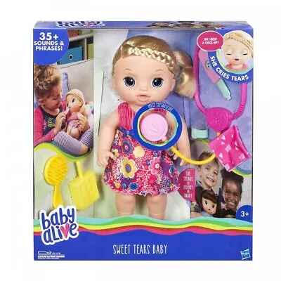 Baby Alive Sweet Tears Doll Speaks English New 2017 • $161.85