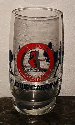 Vintage STL St Louis Cardinals MLB Delmonico Cocktail Glass Clear • $19.99