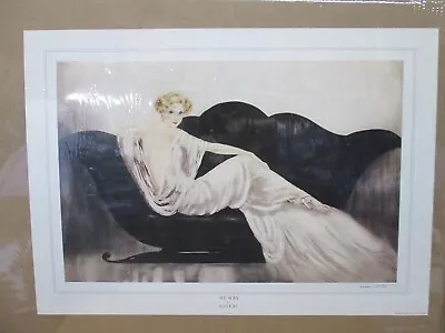 The Sofa By Louis Icart 1974 Vintage Poster Art Deco Art  17741 • $74.98