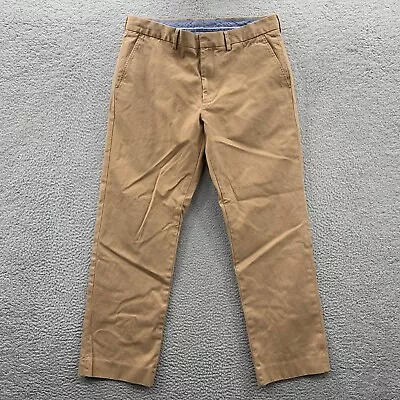 J CREW Pants Mens 34x29 Measured Bowery Chino Brown Tag: 34x30 • $17.95