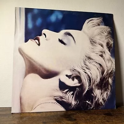 Madonna True Blue LP 1986 Record Vinyl W1-25442 With POSTER NM  • $29.99