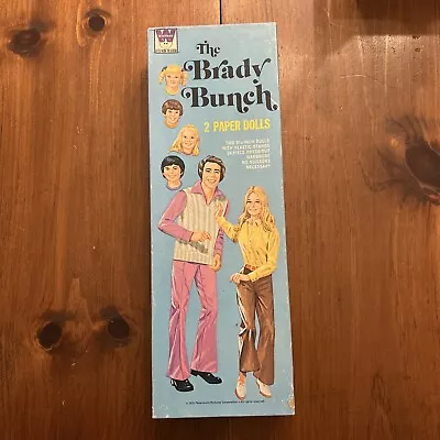 Vintage 1972 Whitman The Brady Bunch Paper Dolls Marcia And Greg Brady Complete • $29.99