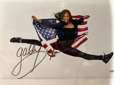 Sexy Gabby Douglas Hand-signed 12x18 Photo PSA/DNA • $65