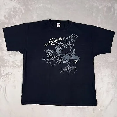 $24.95 • Buy James Bubba Stewart Shirt Mens 2XL XXL Black Motocross MTX Graphic Vintage Y2K
