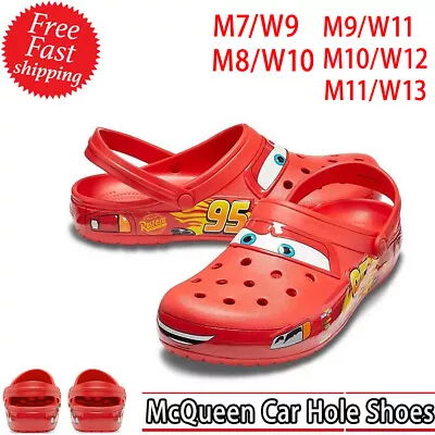 Crocs Classic Clog Lightning McQueen UNISEX &100% New • £18.77