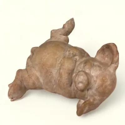 Vtg Concrete Pig Door Stop Garden Statue Outdoor Sculpture Yard  Lawn Ornament • $49