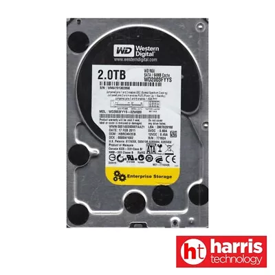 (used) Western Digital 2tb 7.2k Rpm Sata Ii 3.5 Inch (wd2003fyys-02w0b0) • $56