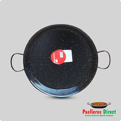 38cm Authentic Spanish Enamelled Steel Paella Pan • £24.99