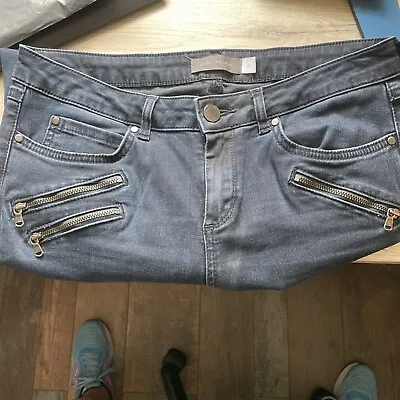 £8 • Buy Mint Velvet Biker Jeans Size 10 Long