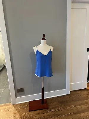 J.CREW 100% Silk Cami Tank Top Size 4 Aegean Blue Or Charcoal Grey Size 2 NWOT • $5.99