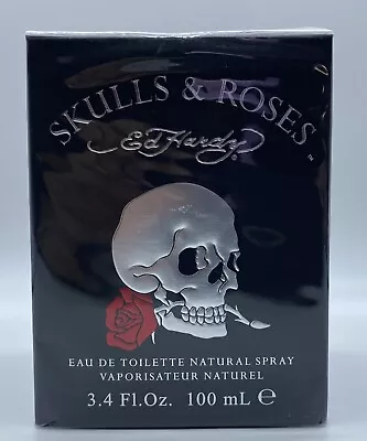 Ed Hardy Skulls And Roses For Men 3.4fl Oz • $49.99