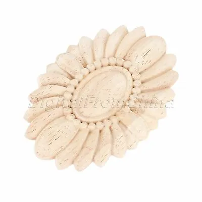 $2.56 • Buy DIY Wooden Carved Decal Unpainted Decor Home Mouldings Furniture Onlay Applique