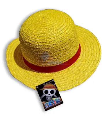 One Piece Luffy Cosplay Straw Sun Hat Anime Licensed NEW • $18.95